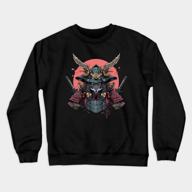 samurai Crewneck Sweatshirt by fancy ghost
